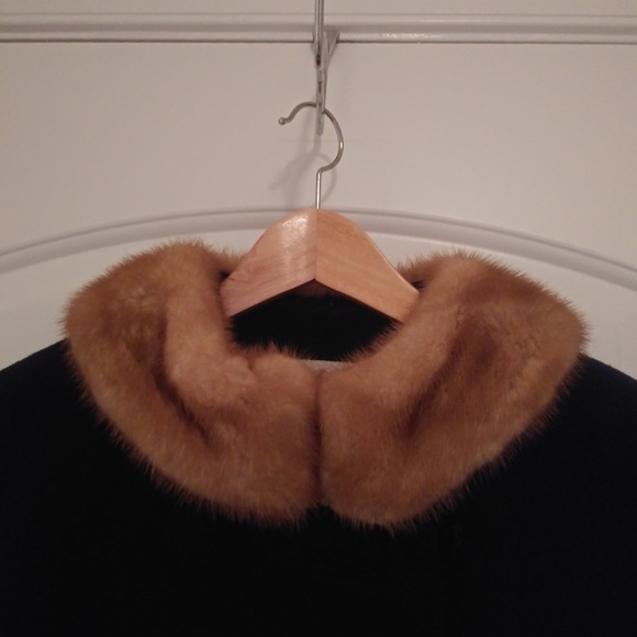 Vintage black womens coat S - Picture 6 of 6